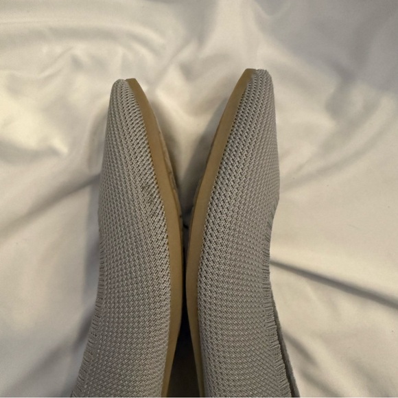NWOT Vionic Dahlia Grey Knit Pointed Toe Ballet Flats- Smudged - Picture 7 of 8